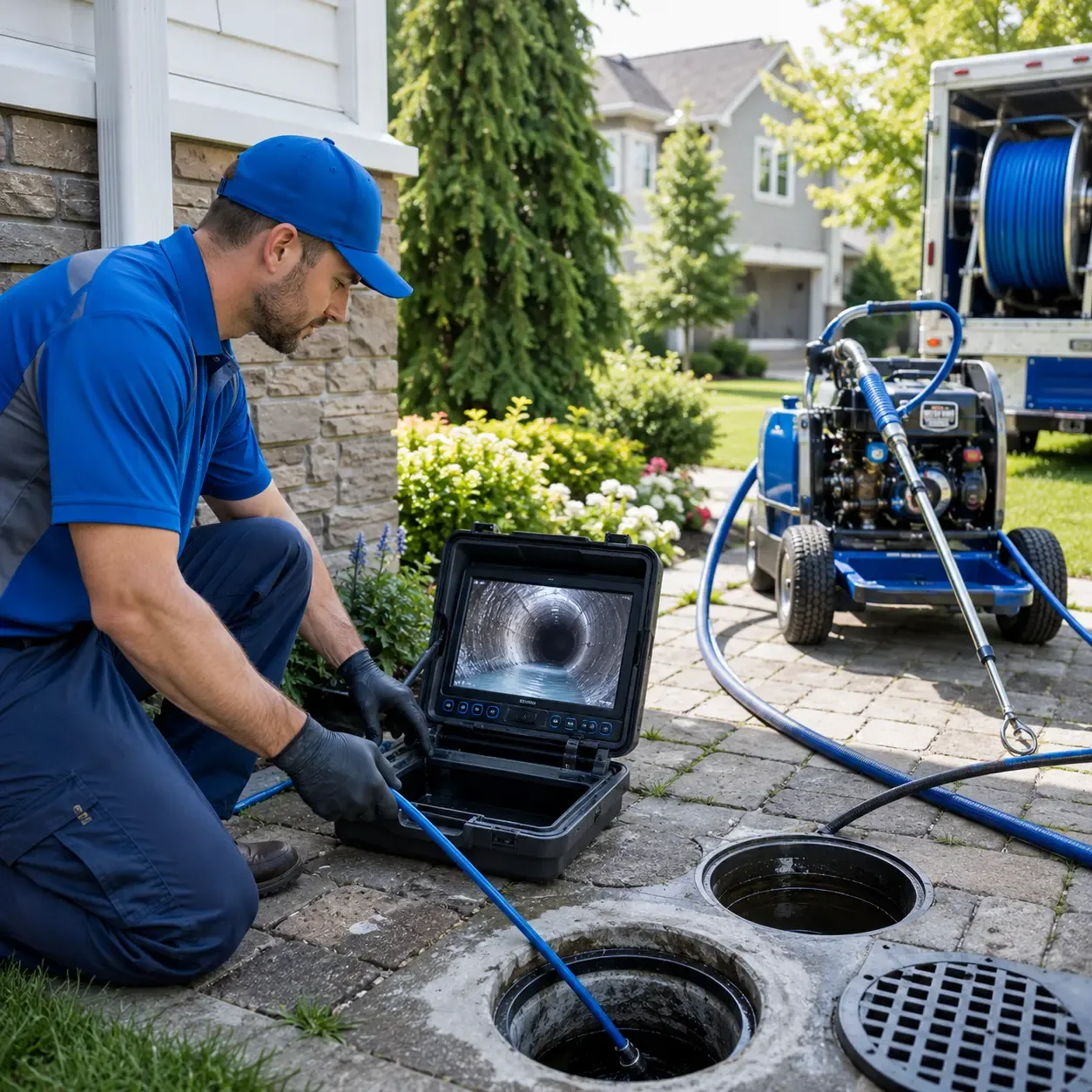 Outdoor drain cleaning professionals serving Sheldon, WI